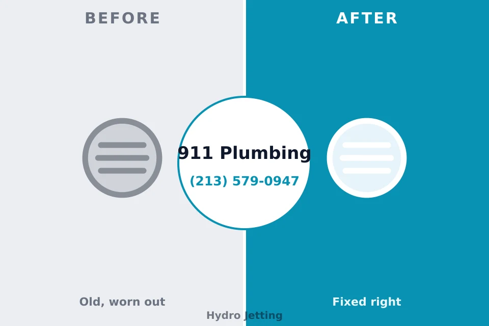 Before and after: plumbing repair Paoli, PA